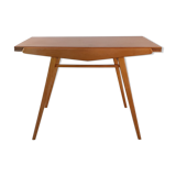 Extendable table in ash by Drevotex, vintage Czechoslovak 1950s