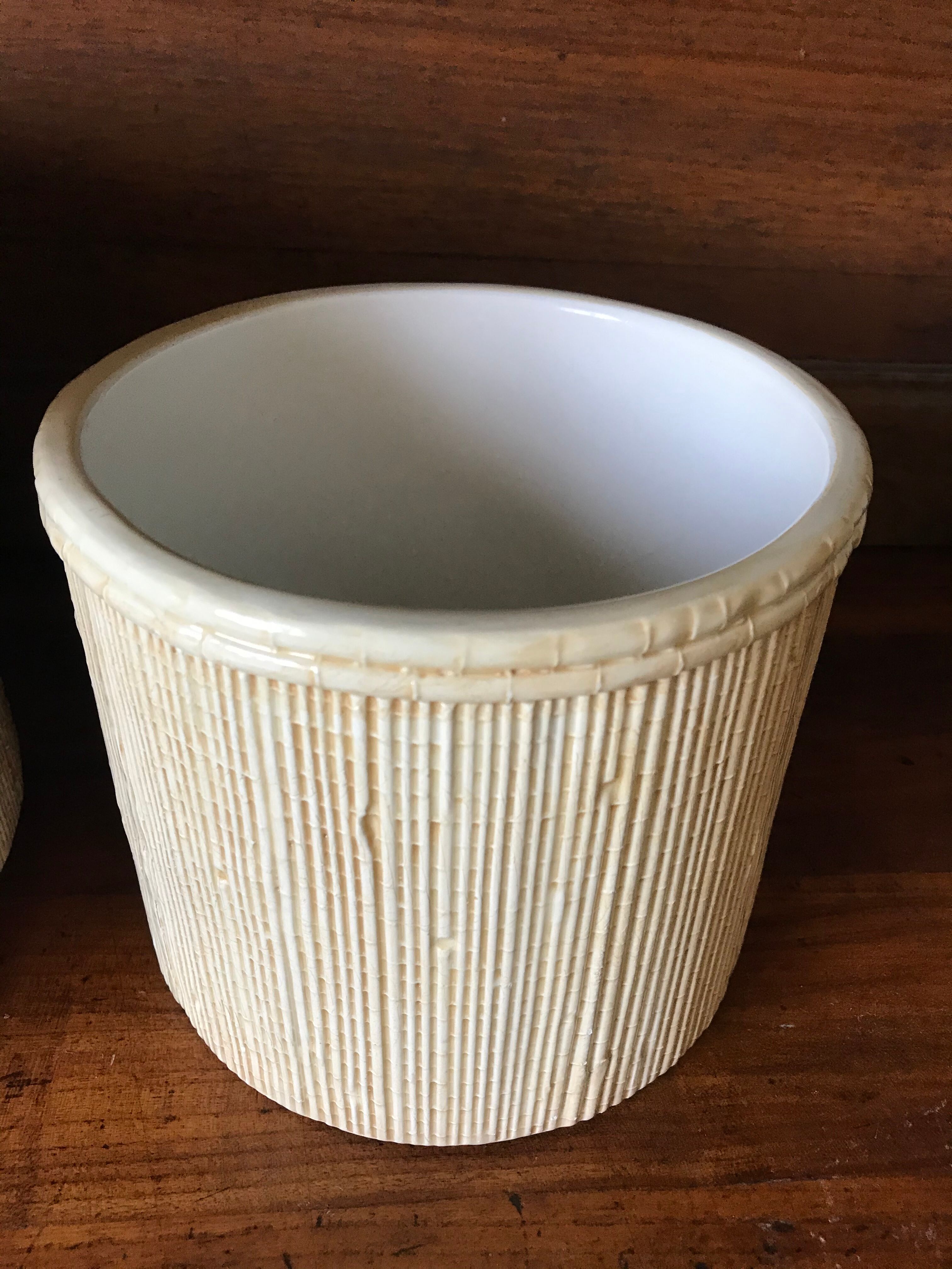 Cache-pots en céramique vintage