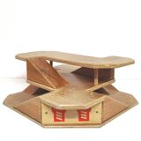 Wooden car garage