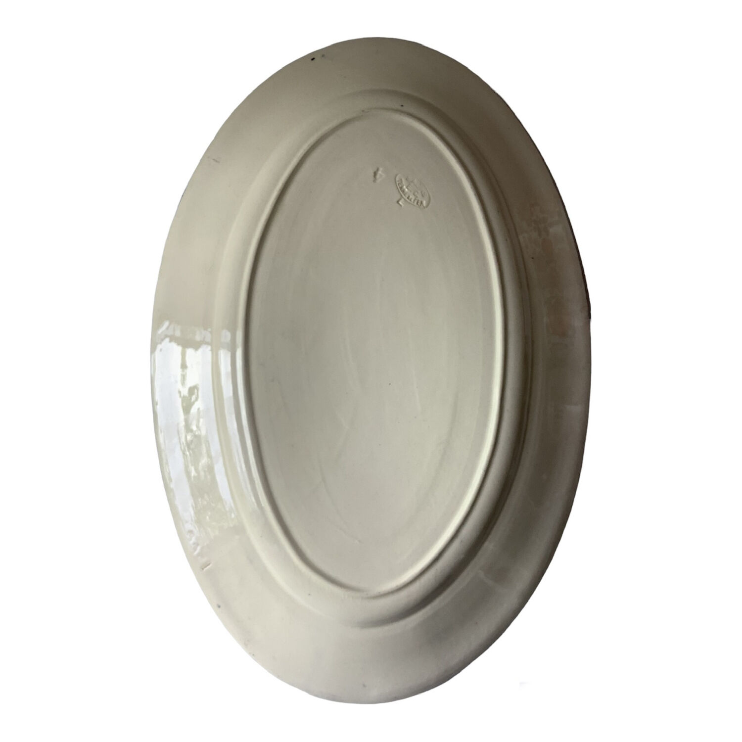 Large oval serving dish