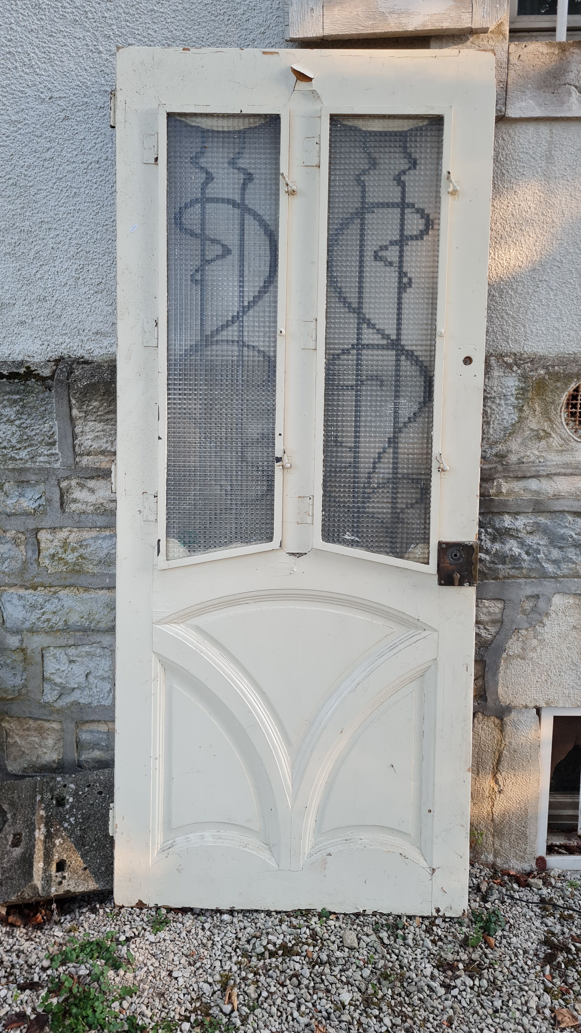 Porte d'entrée époque Art nouveau