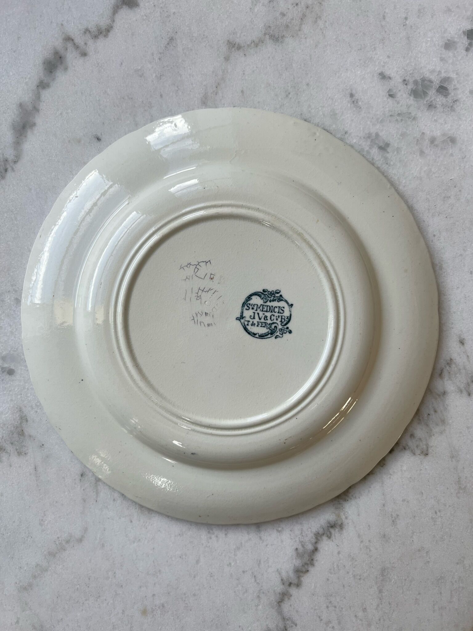 Iron earth dish - jules vieillard bordeaux