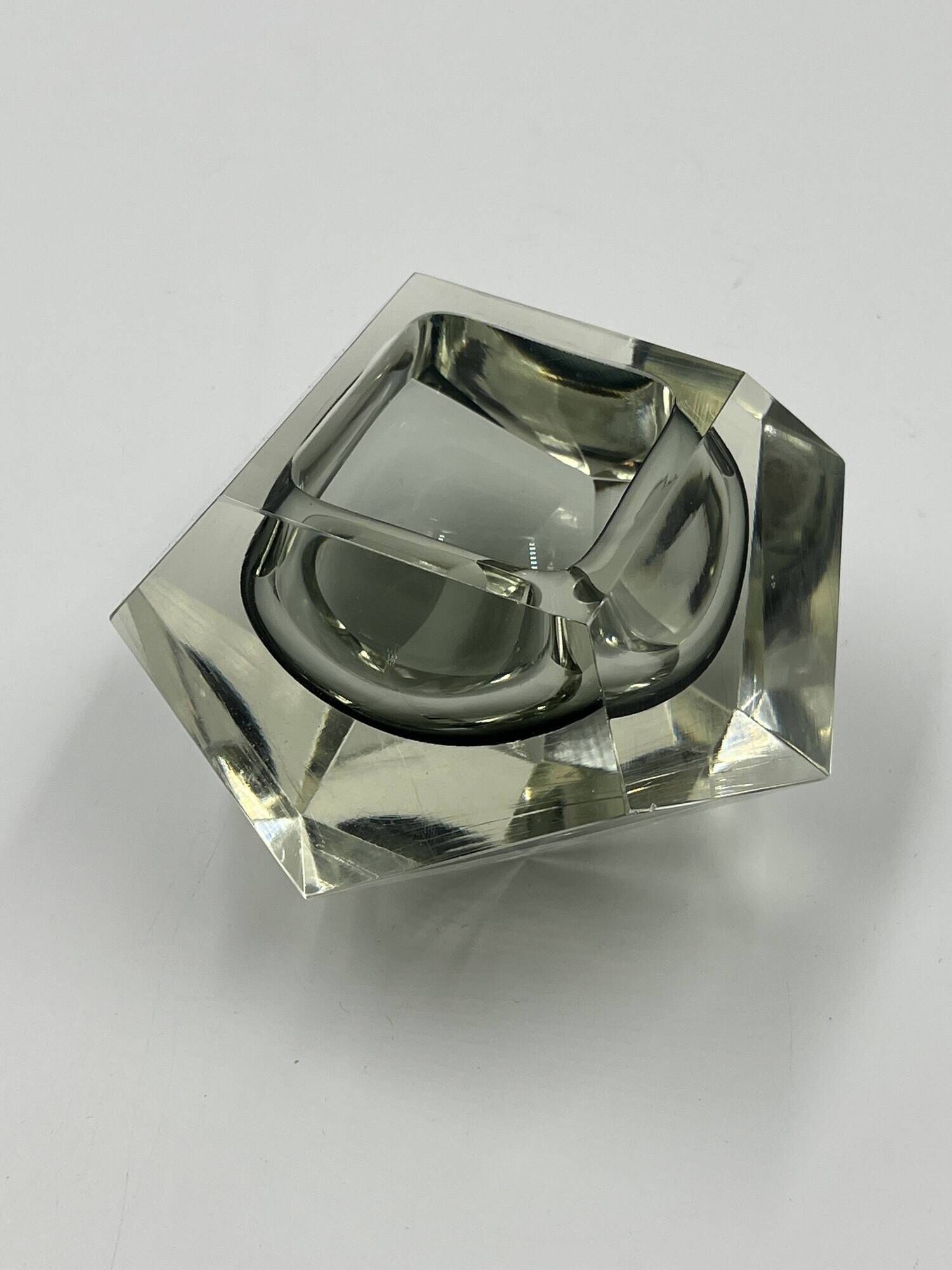 Diamond Ashtray Murano Flavio Poli