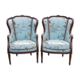 Paire de Fauteuils Cabriolet