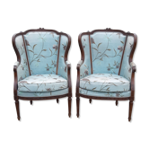 Paire de Fauteuils Cabriolet