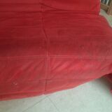 Ensemble TOGO de Ligne Roset-Alcentara Rouge-Canapé lit-Chauffeuse dangle-chauffeuse