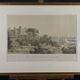 Lithograph under glass "Port of Hamburg", 19th century.