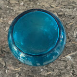 Blue crystal vase Georges Sand nineteenth century