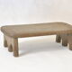 Tabouret chêne porte support de plante repose pied