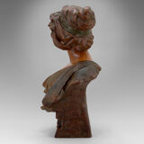 Terracotta bust of Judith by Ricardo Aurilli, circa 1900-1910