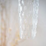 Chiseled glass suspension