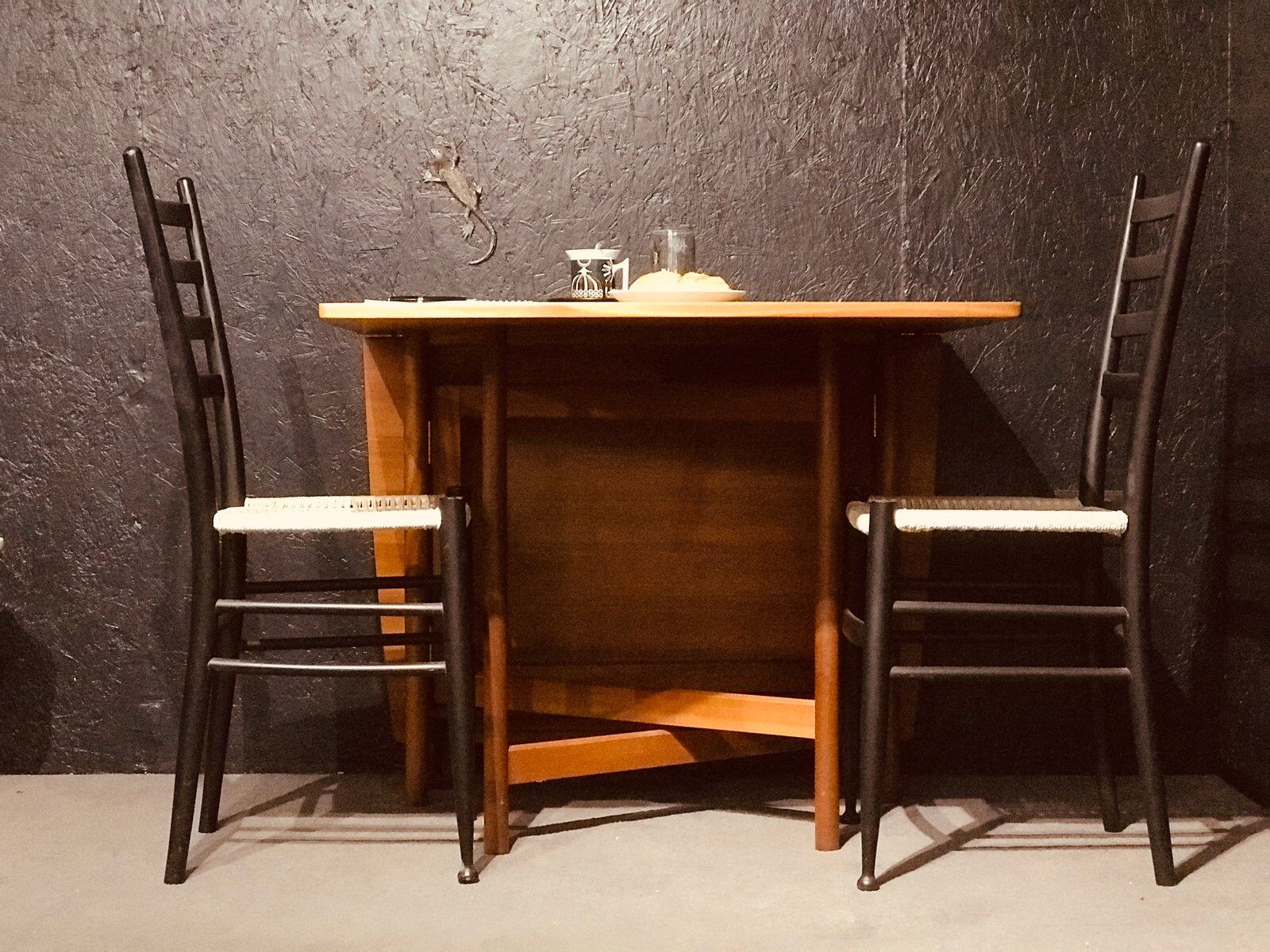 Mid-century teak folding table