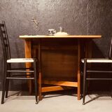 Mid-century teak folding table