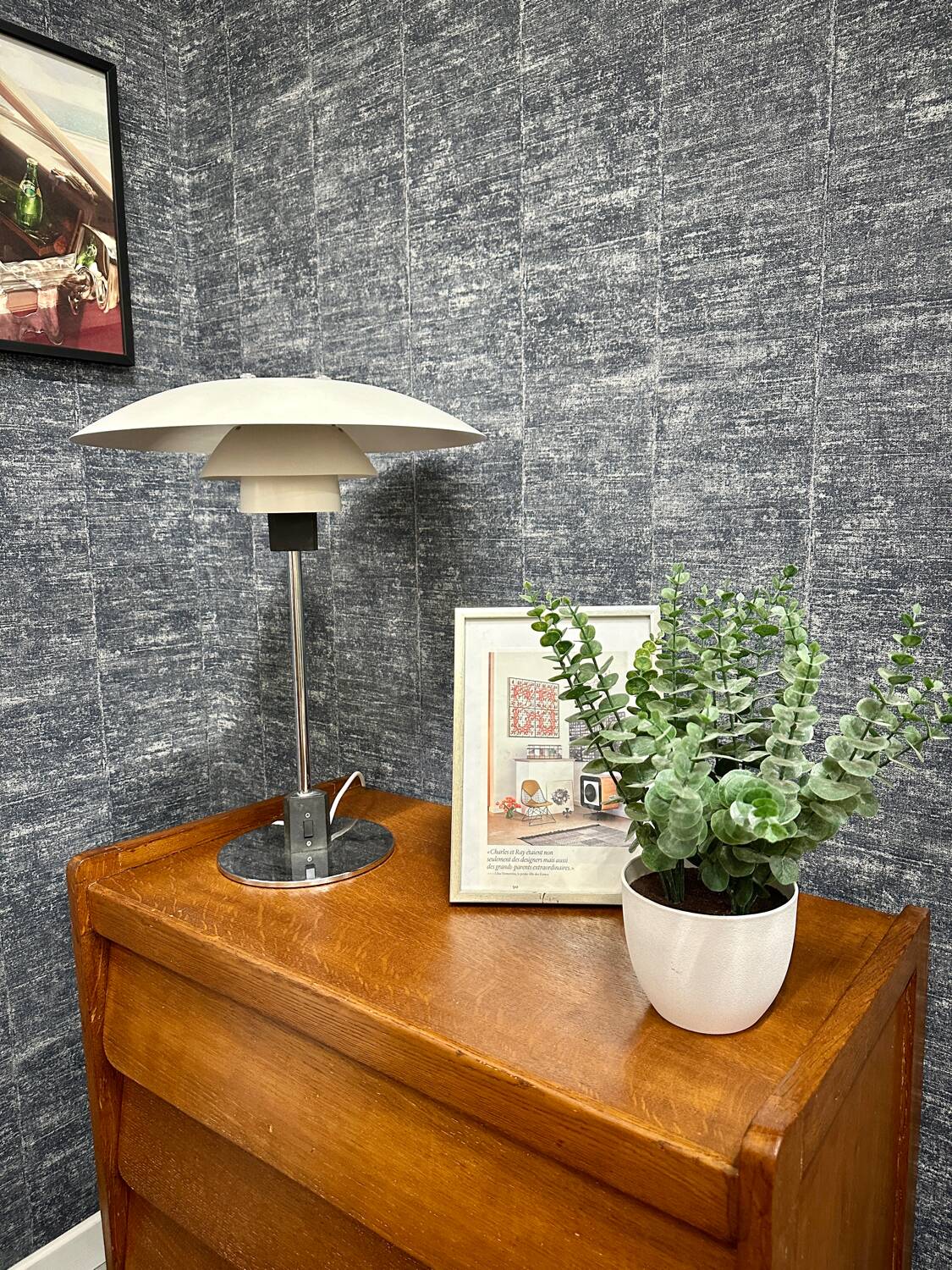 Commode pieds compas vintage