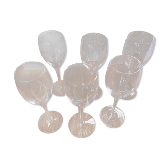 Vannes france crystal champagne glasses