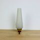 Brass and opaline tulip wall lamp, 1950s, vintage