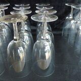 Set of 16 crystal glasses including 12 crystal glasses.