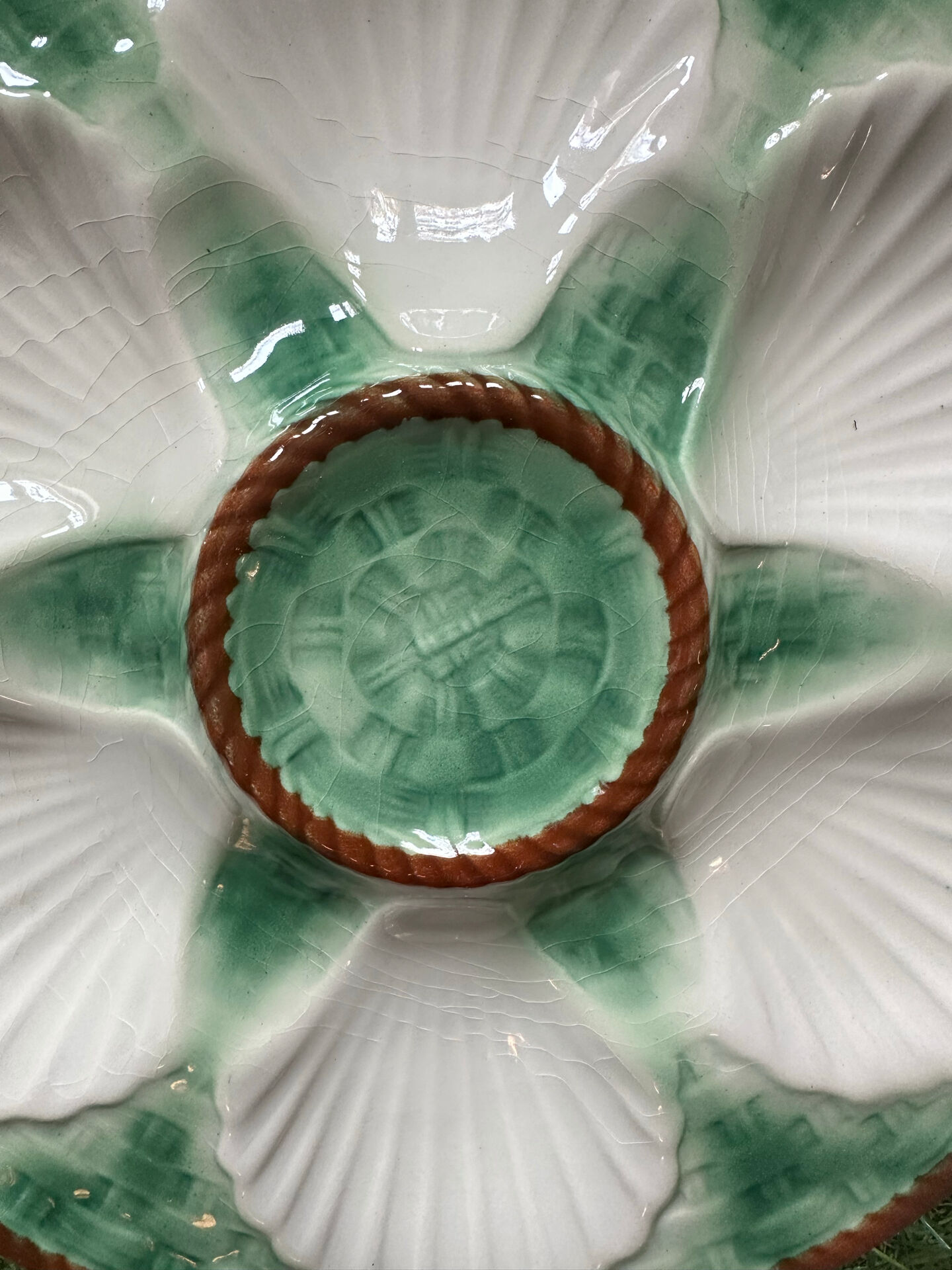 Vintage Longchamps oyster plate