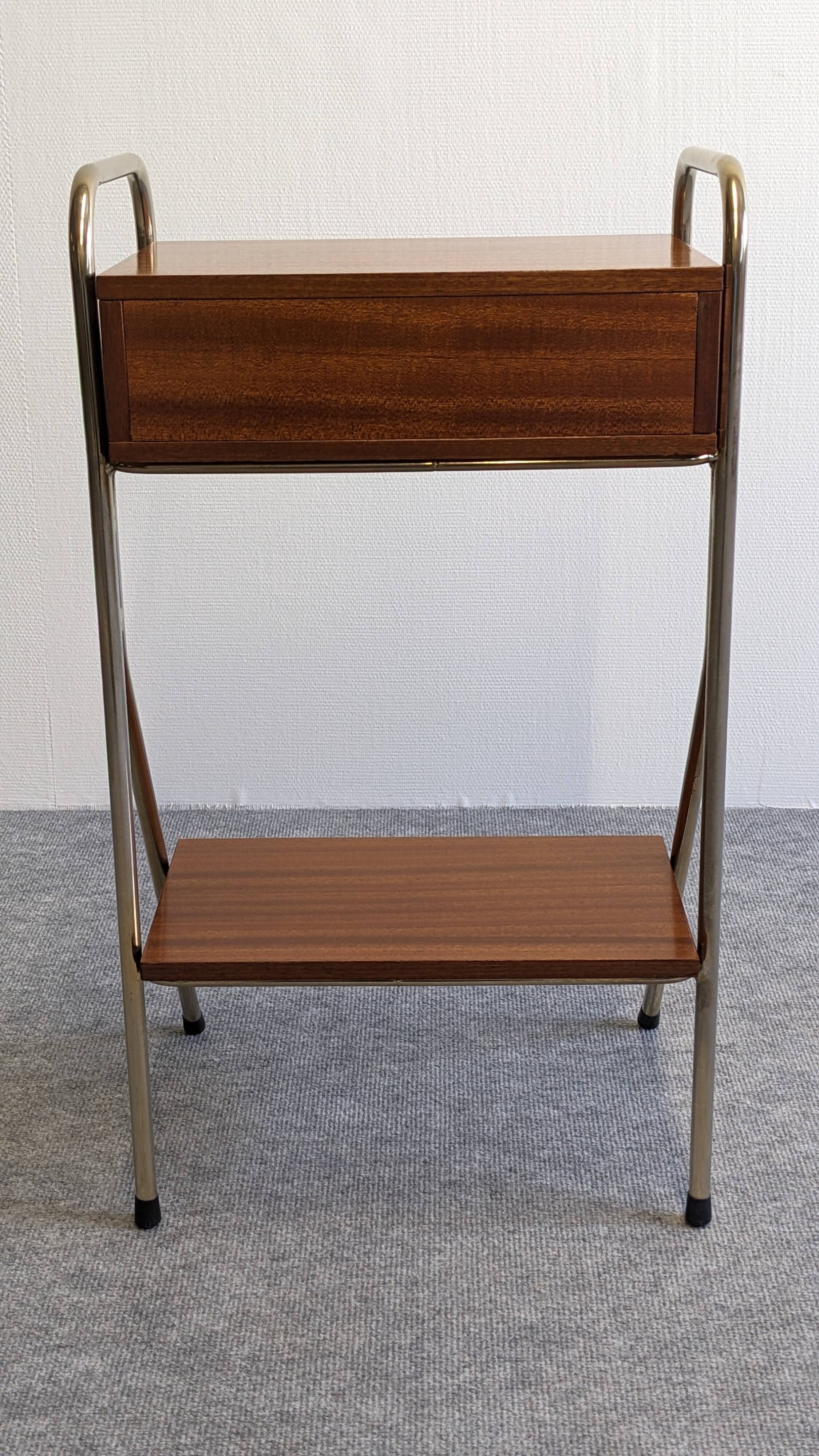 Bedside or side table by Jacques Hitier from the 50s/60s