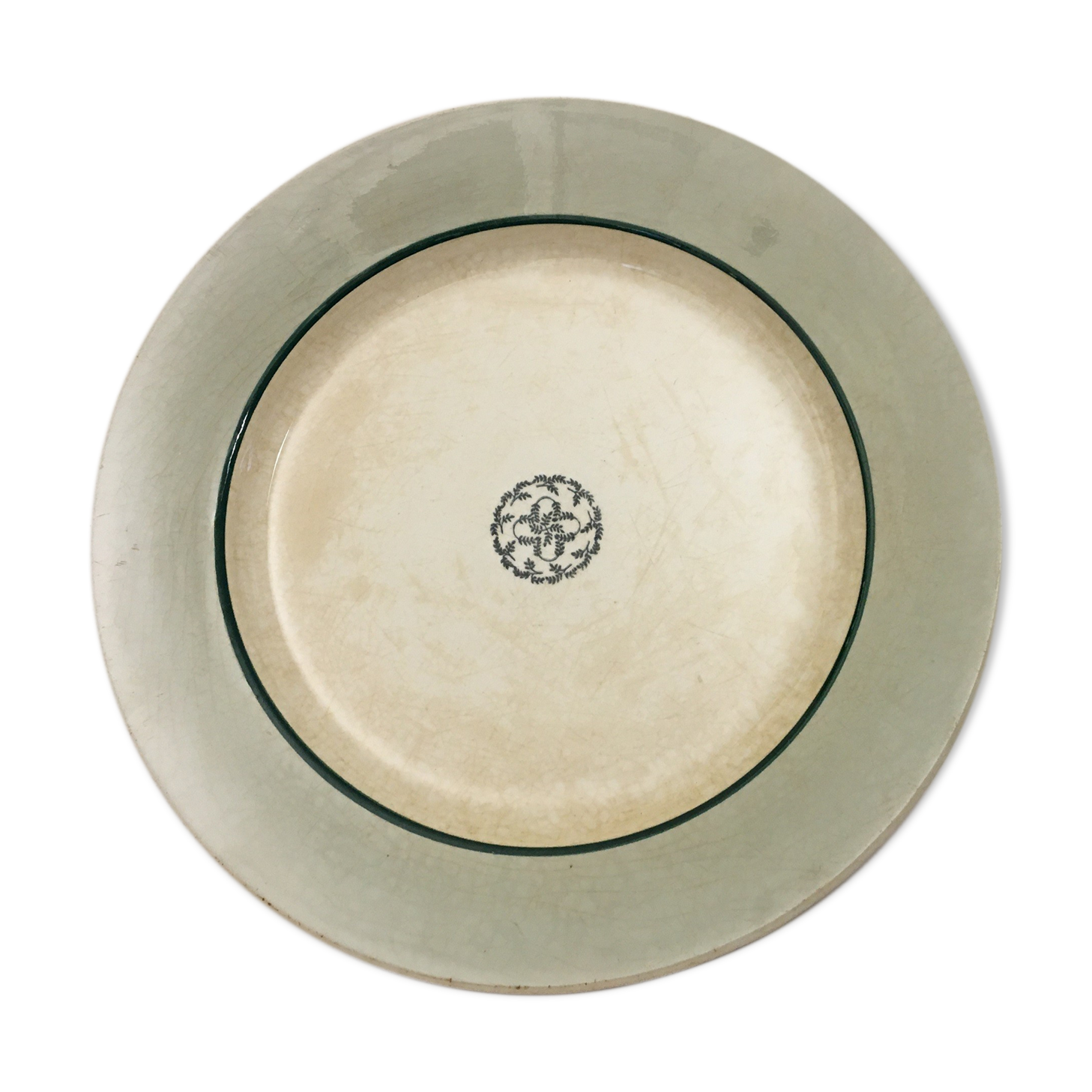 Service Dish Signed "Gien"