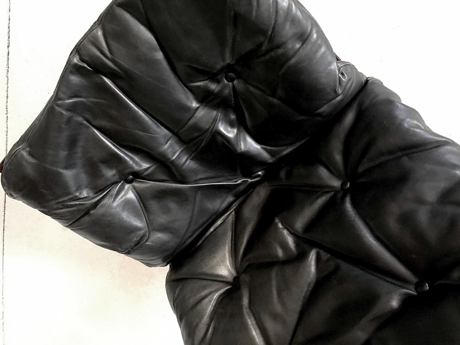 Siesta leather highback chair by Ingmar Relling for Westnofa, 1960s