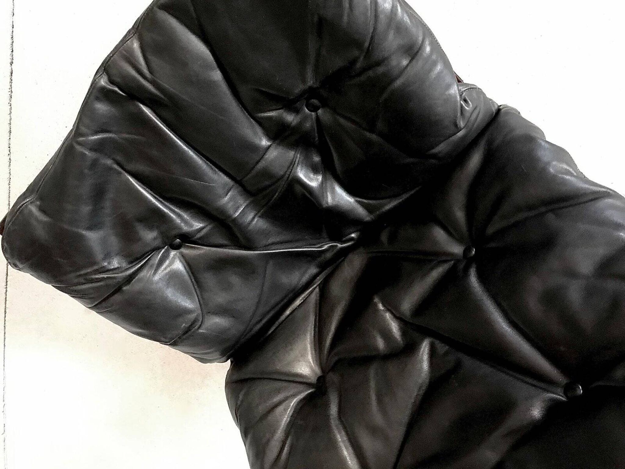 Siesta leather highback chair by Ingmar Relling for Westnofa, 1960s