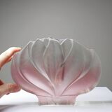 Vase soliflore lotus Walther Glas vintage Allemagne années 70