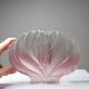 Vintage Walther Glas lotus bud vase, Germany, 1970s