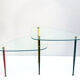 Metal & Crystal Arlecchino Coffee Table by Edoardo Poli for Vitrex, 1960s