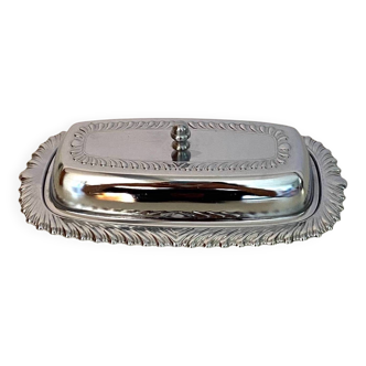 Complete vintage Irvinware butter dish