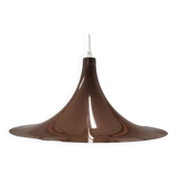 Brown pendant lamp, Danish design, 1960s, production: Denmark