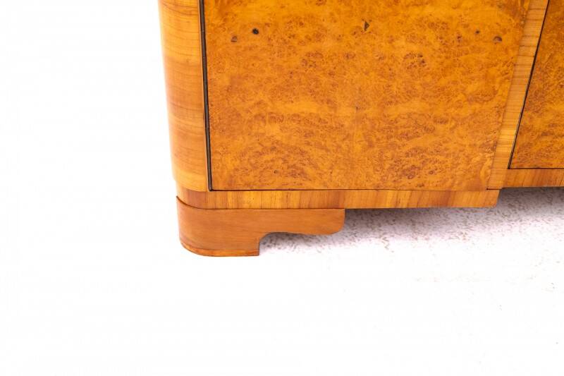 Art Deco chest of drawers from the 1930s/1940s, Poland