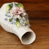 Vase soliflore en barbotine