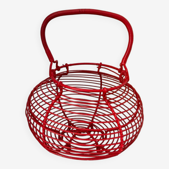 Old red salad basket