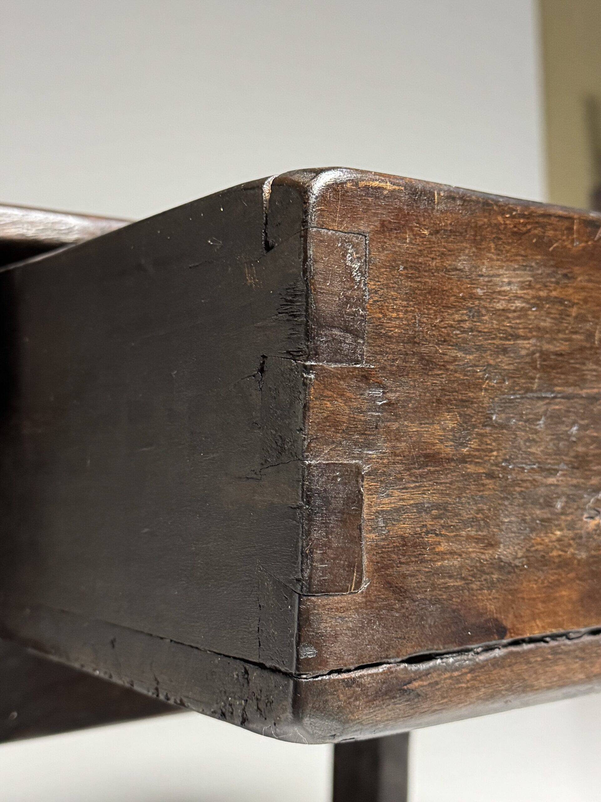 Spanish side table, rustic, early 20th century