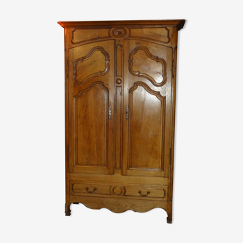 Louis XV period oak cabinet 1.57 x 2.53 m