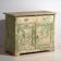 Old bedroom chest of drawers with green tones (c.1920) #8