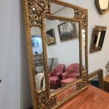 Miroir doré à parclose belge