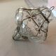 Antique blown glass chandelier