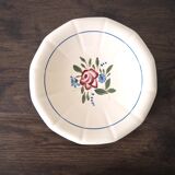 Pair of round dishes Digoin Sarreguemines 9177