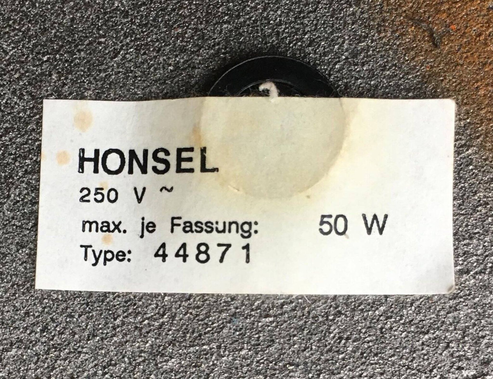 Lampe sur pied postmoderne allemande vintage de Honsel