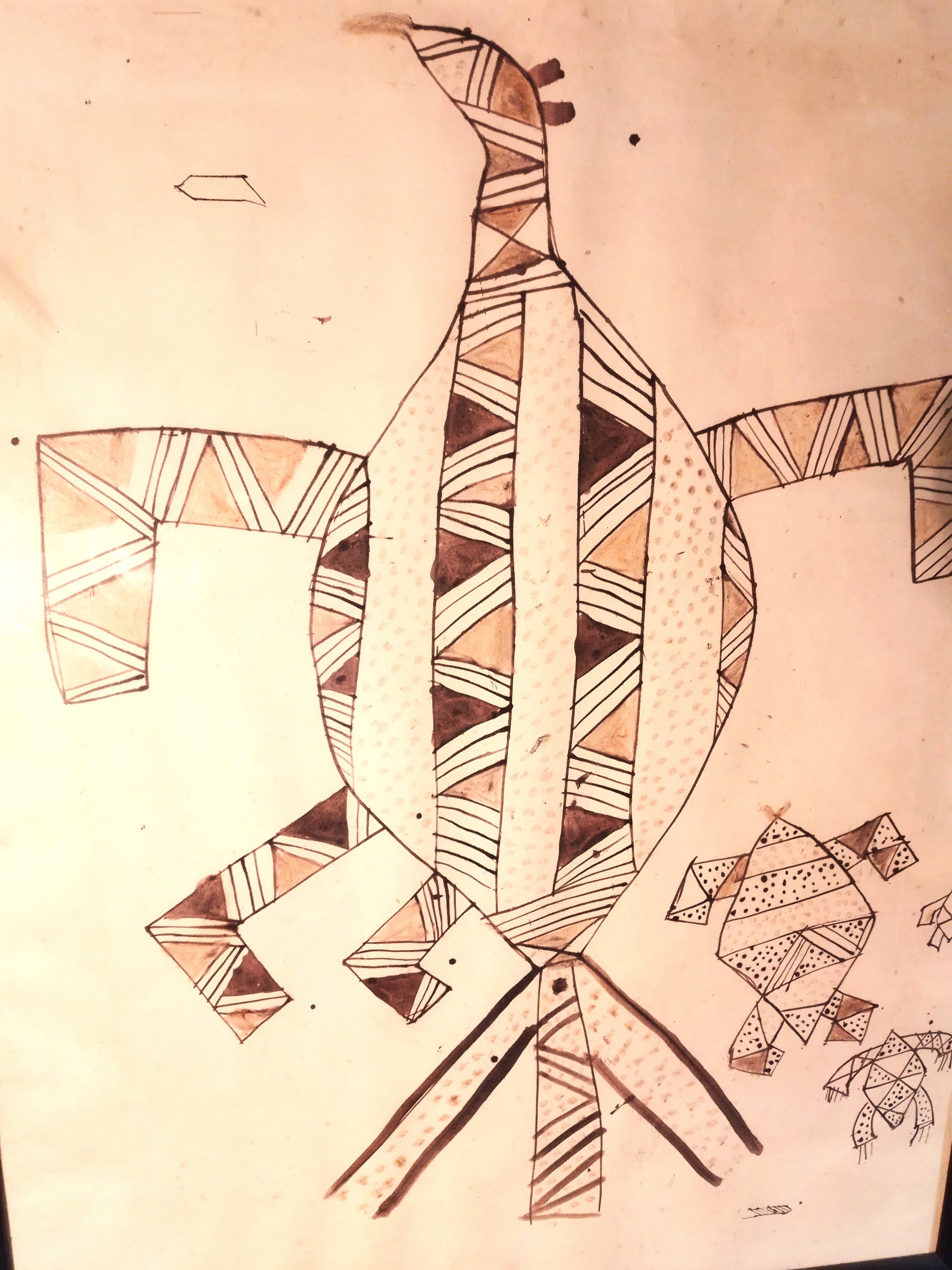 Watercolor Guyana 1950s