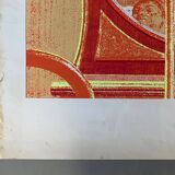 Original Yellow and Orange Lithograph From a private collection