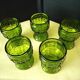 6 vintage goblets Verres Italian manufacture 1970s
