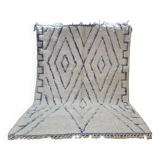 Handmade wool Berber rug 300X200 cm