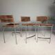 Tito Agnoli - Set of three bar stools "Miss B", Italy, 1997
