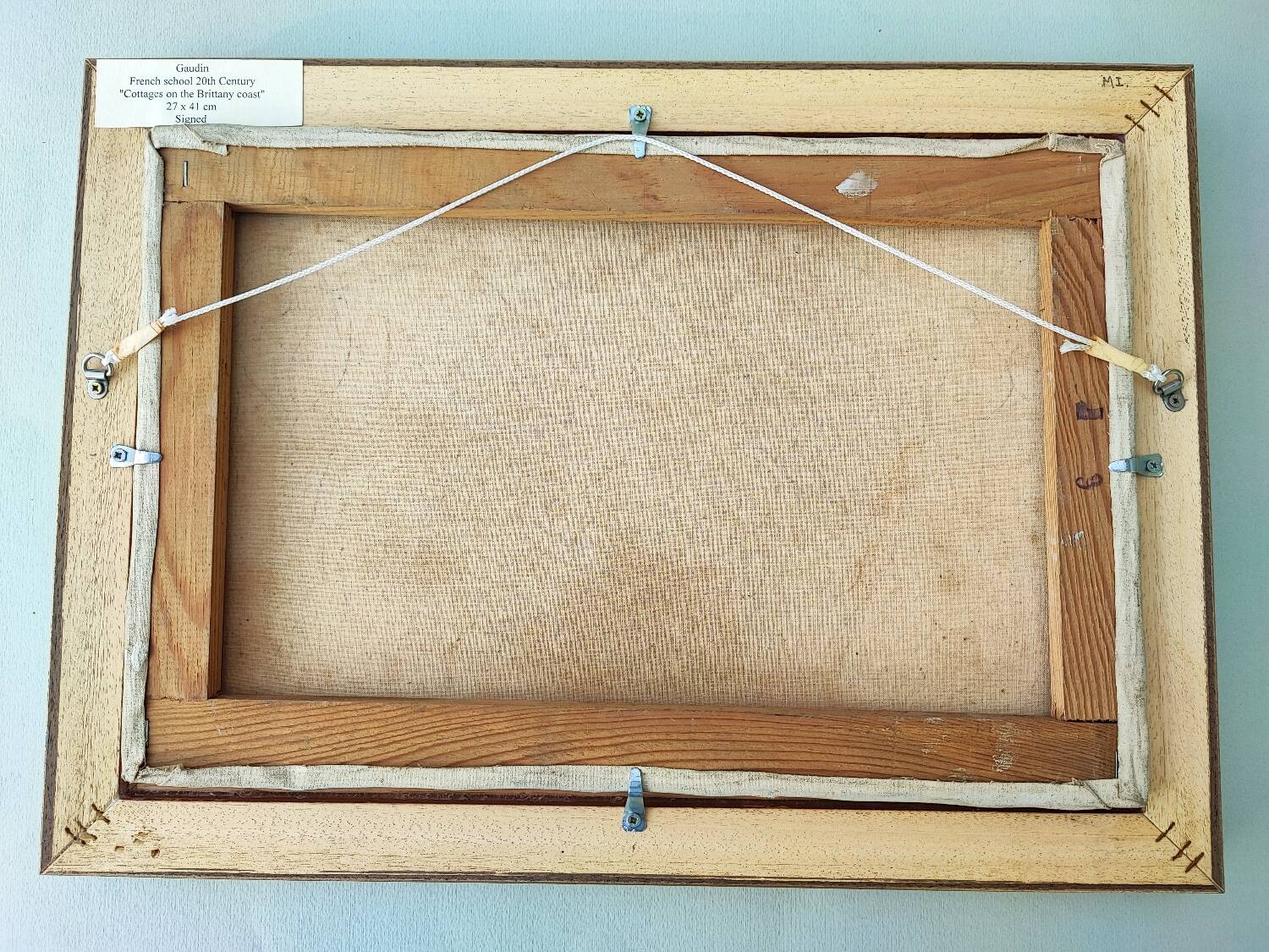 Peinture à l'huile - Côte Bretagne