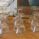 6 vintage butterfly champagne glasses