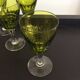 Série de 6 verres à pieds vintage
