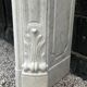 Louis XV Style Fireplace In Carrara Marble Circa 1880